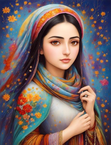 هنر ایرانی در لباس‌های محلی و حجاب سنتی