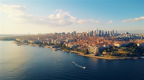 نمای بالا از استانبول ( تخیلی )