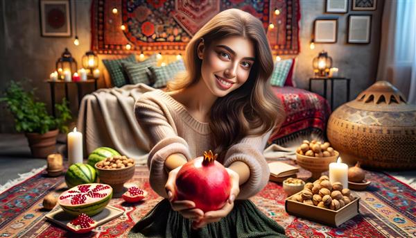 پوستر ایرانی مناسب شب یلدا با استایل مختلف