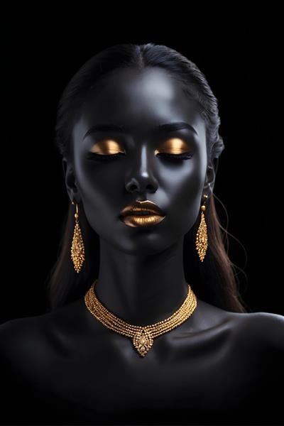 ایده های آرایش و مدل مو برای زنان سیاه پوست با جواهرات