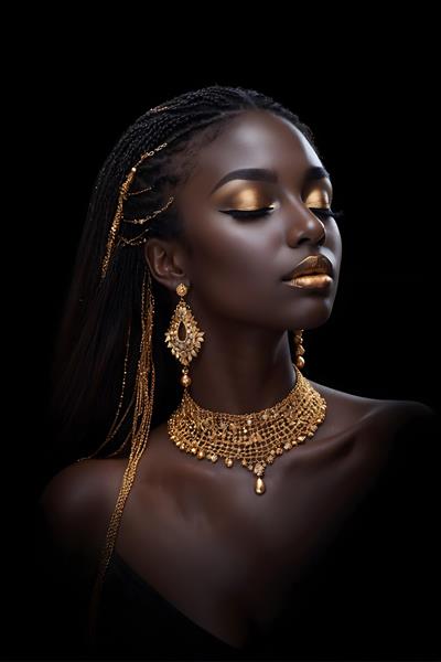 مدل موی مجعد و آرایش جذاب برای زنان سیاه پوست