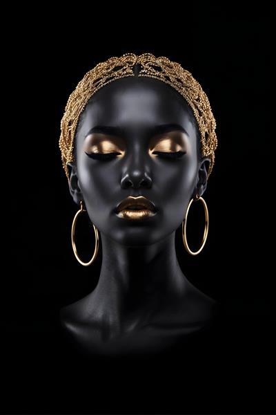 تاثیر جواهرات در زیبایی و جذابیت زنان سیاه پوست