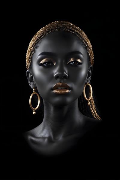 جواهرات، راز زیبایی و جذابیت زنان سیاه پوست با پوست براق