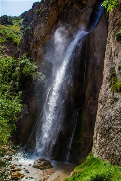 آبشار زندگی طبیعت ایران مناظر طبیعی عکاسی در طبیعت زیبایی های ایران