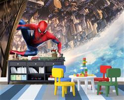 تصویر 2 از گالری عکس پوستر دیواری سه بعدی مرد عنکبوتی