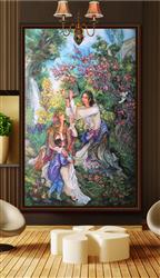 تصویر 2 از گالری عکس زن زیبا و خانواده در جنگل مینیاتور
