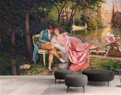 تصویر 2 از گالری عکس نقاشی رنگ روغن یک عاشقانه زیبا