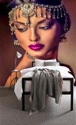 تصویر 4 از گالری عکس پرتره دختر هندی زیبا با جواهرات