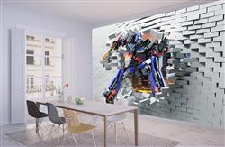 تصویر 4 از گالری عکس روبات بزرگ دیوار شکسته پوستر دیواری
