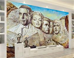 تصویر 3 از گالری عکس مجسمه بازیگران معروف هالیوود آمریکایی روی کوه الویس پرسلی و مرلین مونرو