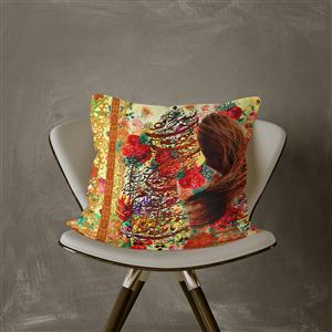 تصویر 6 از گالری عکس دیجیتال آرت دختر زیبا در باغ گل اثر سامان رئوفی شعر فارسی طلایی