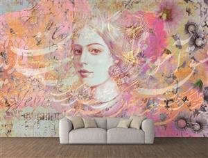 تصویر 2 از گالری عکس نقاشیخط دختر زیبا اثر سامان رئوفی دیجیتال آرت