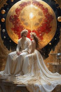 عکس عاشقانه زوج سلطنتی در قصر ماه برای روتختی