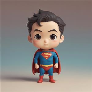مدل سه بعدی سوپرمن کارتونی با کیفیت بالا