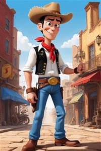 عکس لوک خوش شانس فانتزی در خیابان شهر