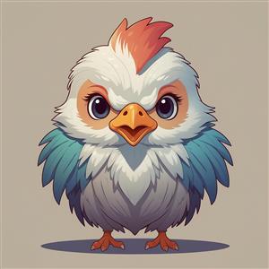 منظره دایناسور فانتزی در کوهستان برای پوستر دیواری باکیفیت