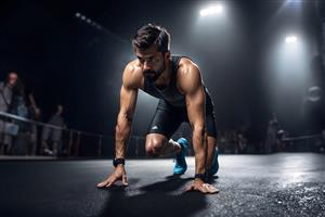 طرح حرفه‌ای بدنسازی و استقامت ویژه پوستر دیواری باشگاه ورزشی و چاپ روی پرده شید مراکز فیتنس