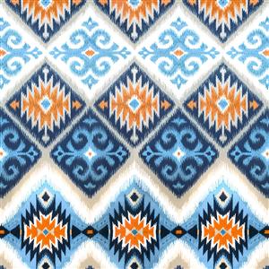 پوستر دیواری با طرح ایکات رنگی و سنتی ویژه دکوراسیون بوهو در ویلا، اقامتگاه‌های بومگردی و اتاق خواب