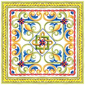 طرح اسلیمی و ختایی رنگارنگ سنتی مناسب چاپ روی ظروف چینی و پوستر دیواری پذیرایی و تالارهای مجلل