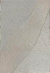 بافت برجسته گچی سفید با خطوط مورب ویژه پوستر دیواری سه بعدی ساده و شیک برای راهرو و لابی