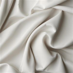 بافت پارچه ساتن یا چرم کرم سفید با چین و شکن‌های نرم مناسب برای پس‌زمینه پوستر دیواری و بنرهای تبلیغاتی