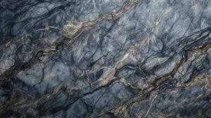 سنگ اسلب مرمر تیره با رگه‌های طلایی و طوسی ویژه دیوار پشت تلویزیون و دکوراسیون لابی ساختمان‌های لوکس