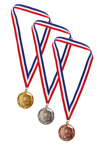 مدال های طلا نقره و برنز