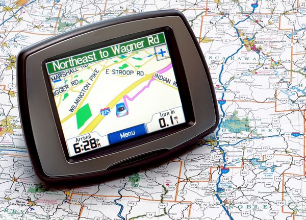 GPS روی نقشه