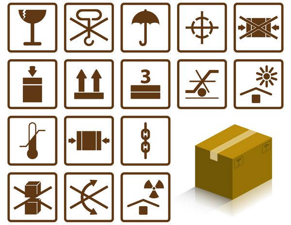 نمادهای بسته بندی
