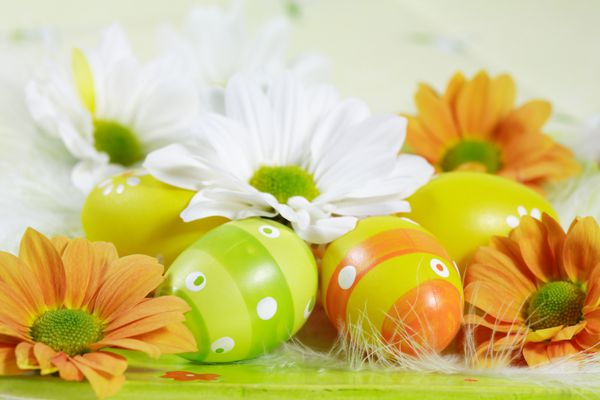 جزئیات عید پاک با تخم مرغ عید پاک یا انگیزه بهار