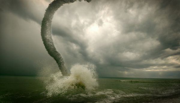 طوفان گردباد اقیانوسی استفاده سه بعدی