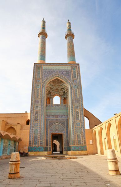 مسجد جامع شهر باستانی یزد ایران