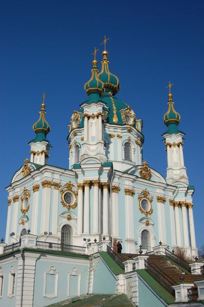 کلیسای ارتدوکس سنت اندرو در کیف اوکراین