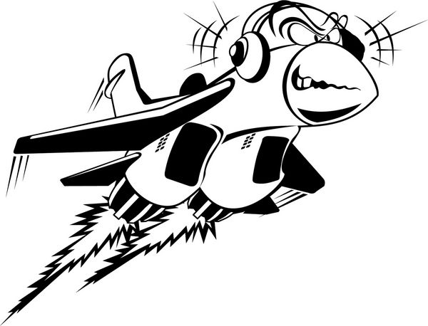 وکتور کارتونی جت جنگنده پرواز گوش دادن موسیقی هواپیماهای وکتور بیشتری را در نمونه کارها من می بینید