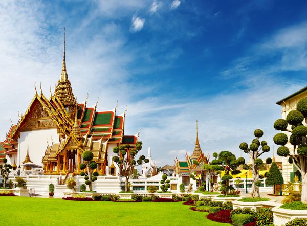 معماری سنتی تایلندی کاخ بزرگ بانکوک