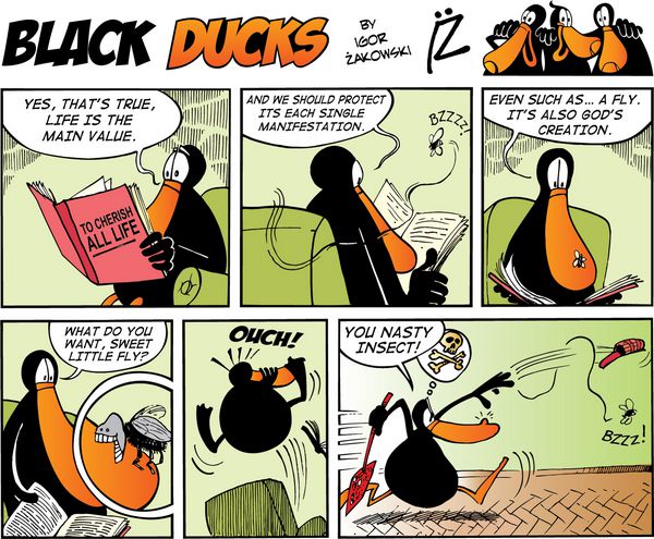 اردک های سیاه کمیک استریپ قسمت 36