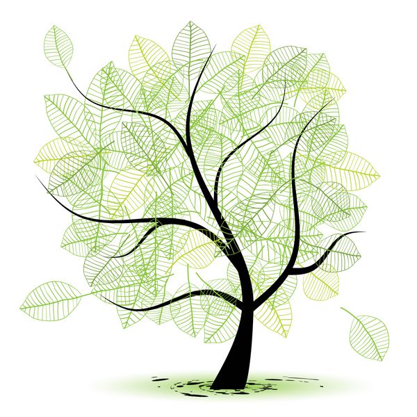درخت هنر زیبا برای طراحی شما