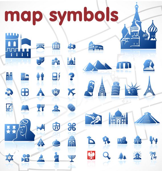 نمادهای نقشه برداری