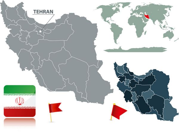 عکس نقشه ایران برای پروفایل