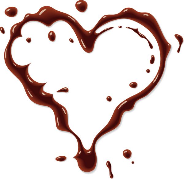 نماد قلب شکلاتی