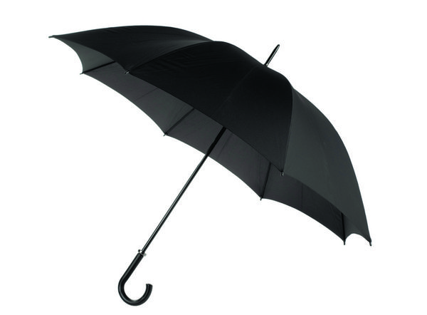 چتر باز مشکی جدا شده روی سفید