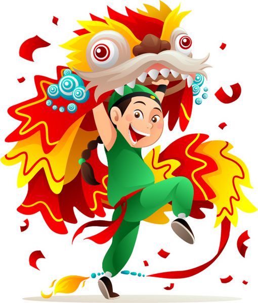 جشن سال نو چینی به نام رقص شیر