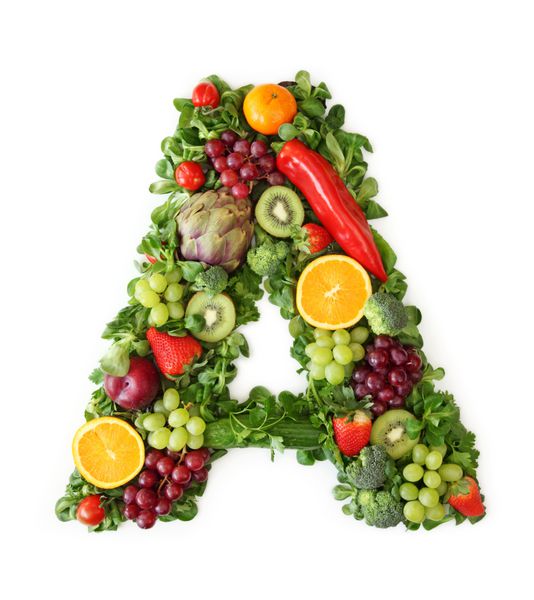 الفبای میوه و سبزیجات - حرف A