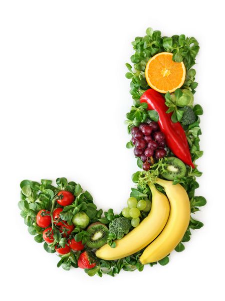 الفبای میوه و سبزیجات - حرف J