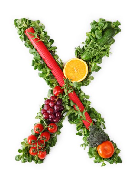 الفبای میوه و سبزیجات - حرف X