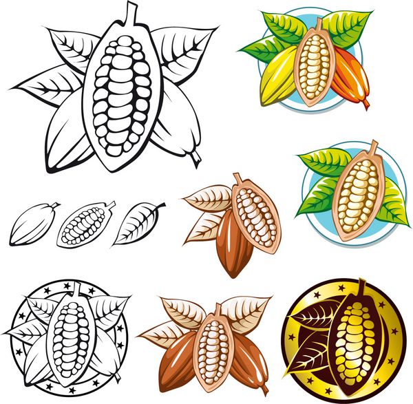 نمادهای دانه کاکائو