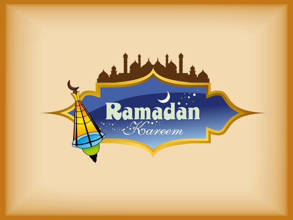 وکتور برای جشن رمضان کریم