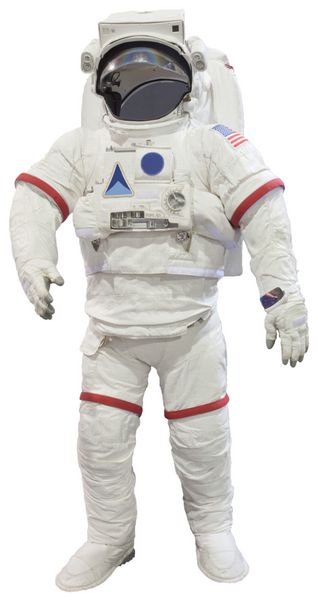 فضانوردان ایزوله سفید