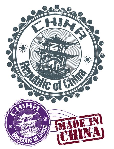 مجموعه تمبرهای لاستیکی جمهوری چین