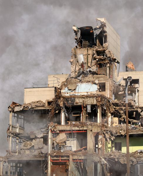 تخریب شهری تصویری از عواقب یک فاجعه